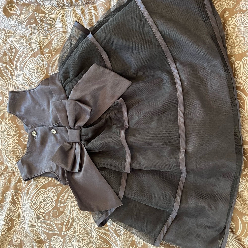 Beautiful grey 12 month dress. Heirlooms by Polly Flinders